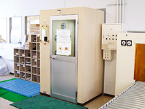 作業員用エアシャワー